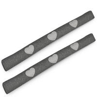 ZUGLUFTSTOPPER Tuuli HR 8x90cm Anthrazit (2ltg) - Anthrazit, Textil (8/90cm) - Beautissu 