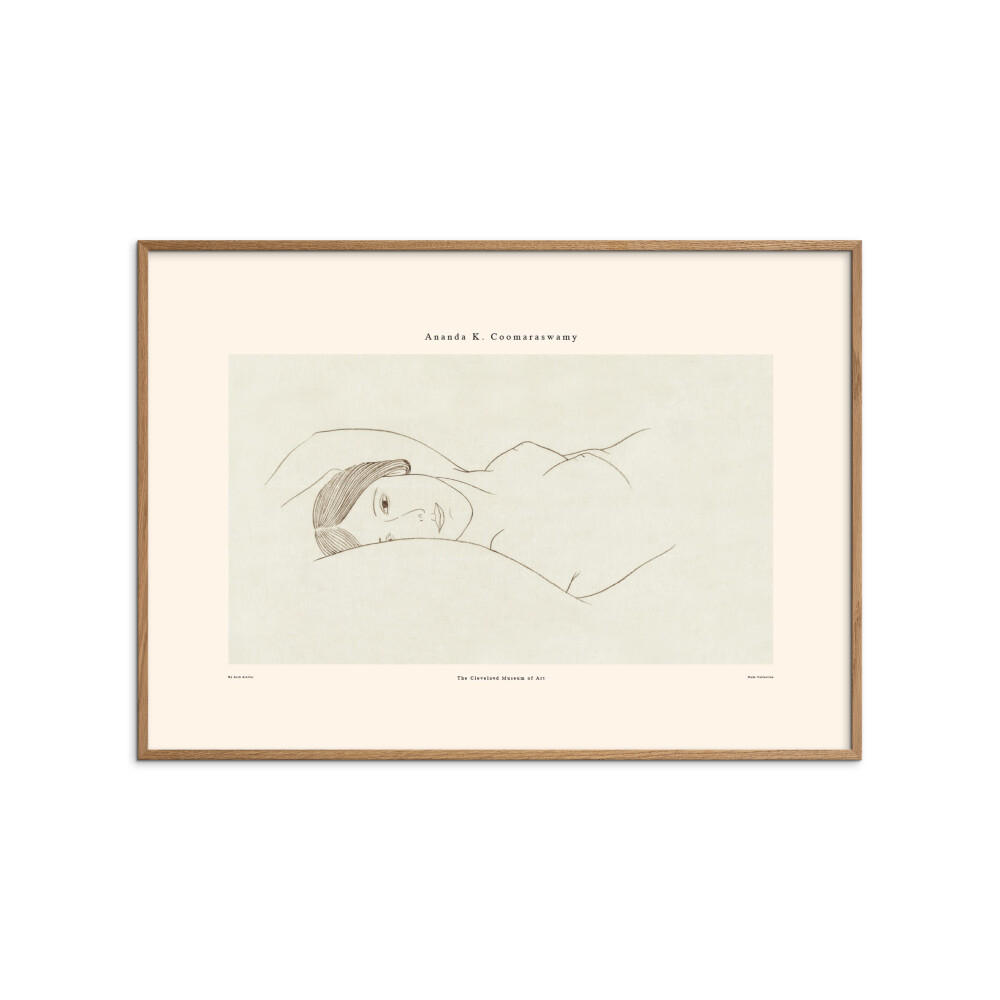 POSTER mit Rahmen Arch Atelier - Ananda 02 - Eichefarben/Naturfarben, Holz/Papier (70/100cm) - Poster&Frame