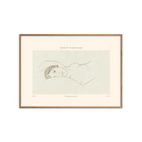 POSTER mit Rahmen Arch Atelier - Ananda 02 - Eichefarben/Naturfarben, Holz/Papier (50/70cm) - Poster&Frame