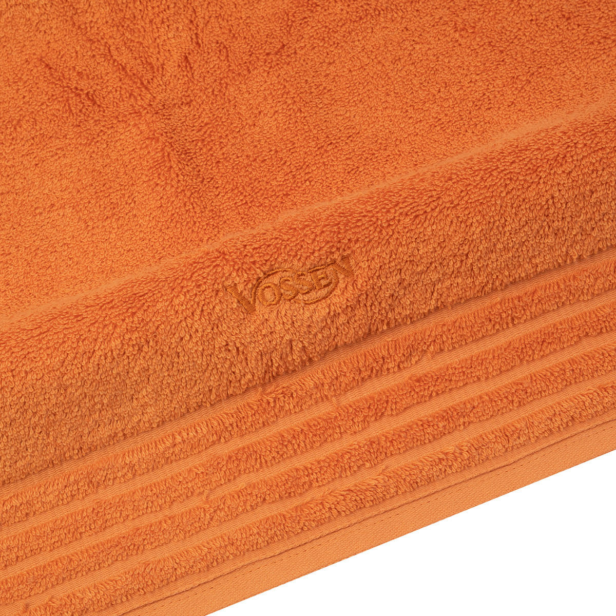DUSCHTUCH Vienna Style Supersoft 2er-Set - Orange, Textil (50/100cm) - Vossen