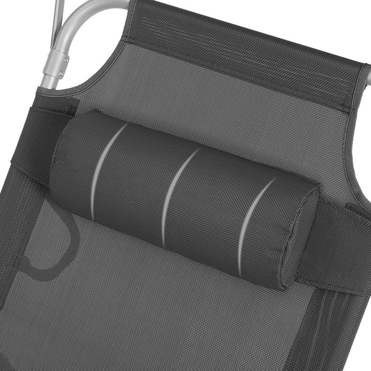 SONNENLIEGE GARTENLIEGE - Grau, Textil (193/30/53cm) - Hansiro