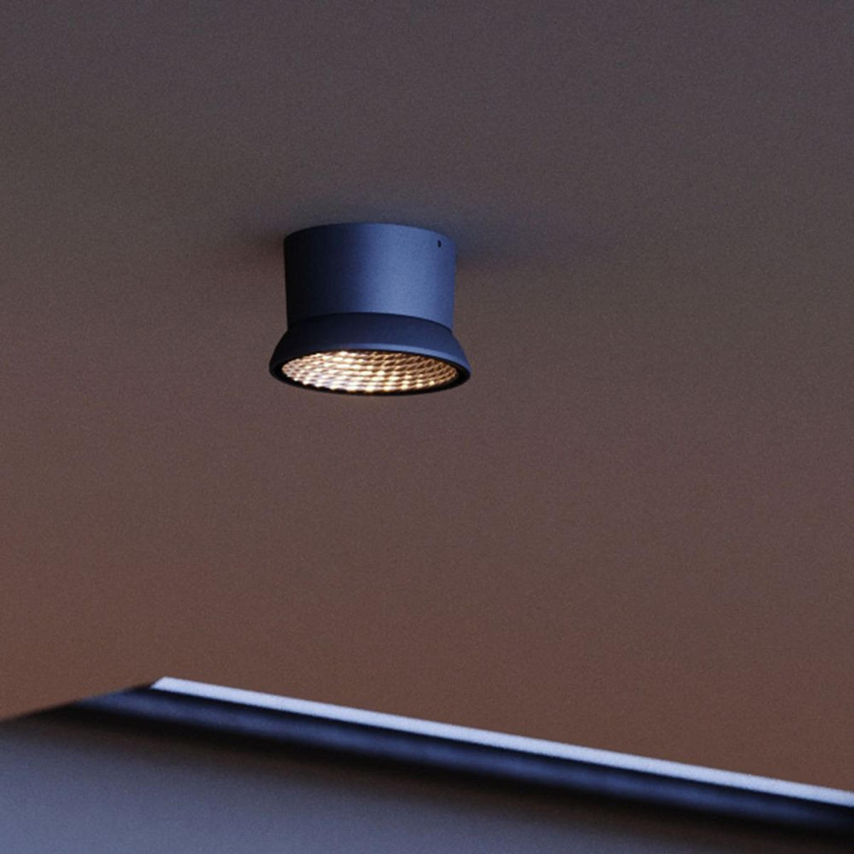 LED-AUFBAULEUCHTE Santa Weiß - Weiß, Metall (13/13/8.2cm) - s.luce