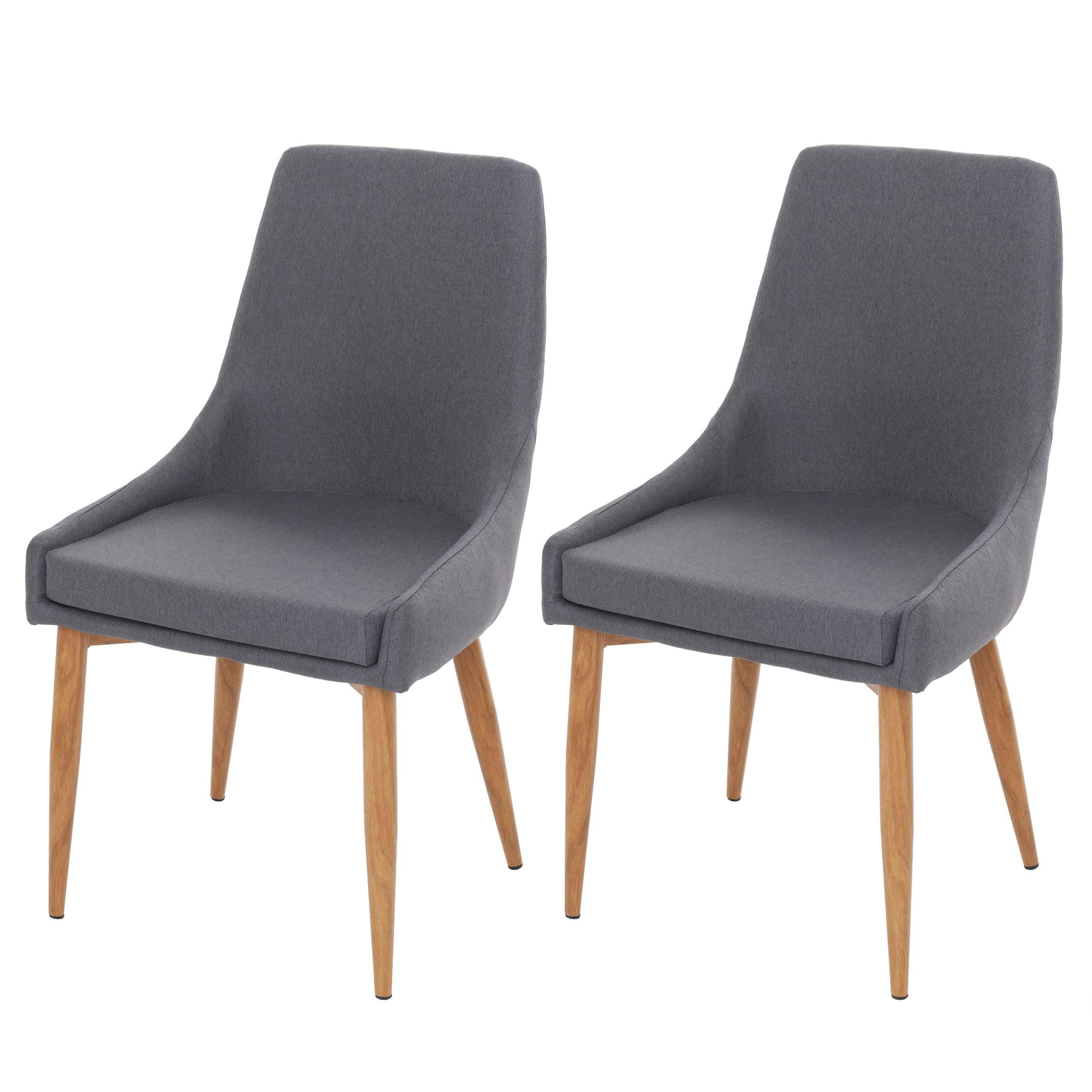 ESSZIMMERSTUHL Grau 2er-Set - Grau, Textil (50/89/60cm) - MCW