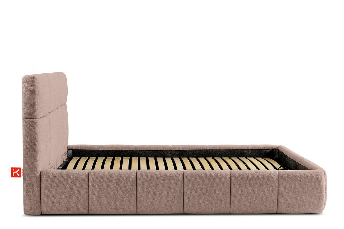 POLSTERBETT ALTOS, rosa - Rosa, Holz/Holzwerkstoff (160/200cm) - KONSIMO®