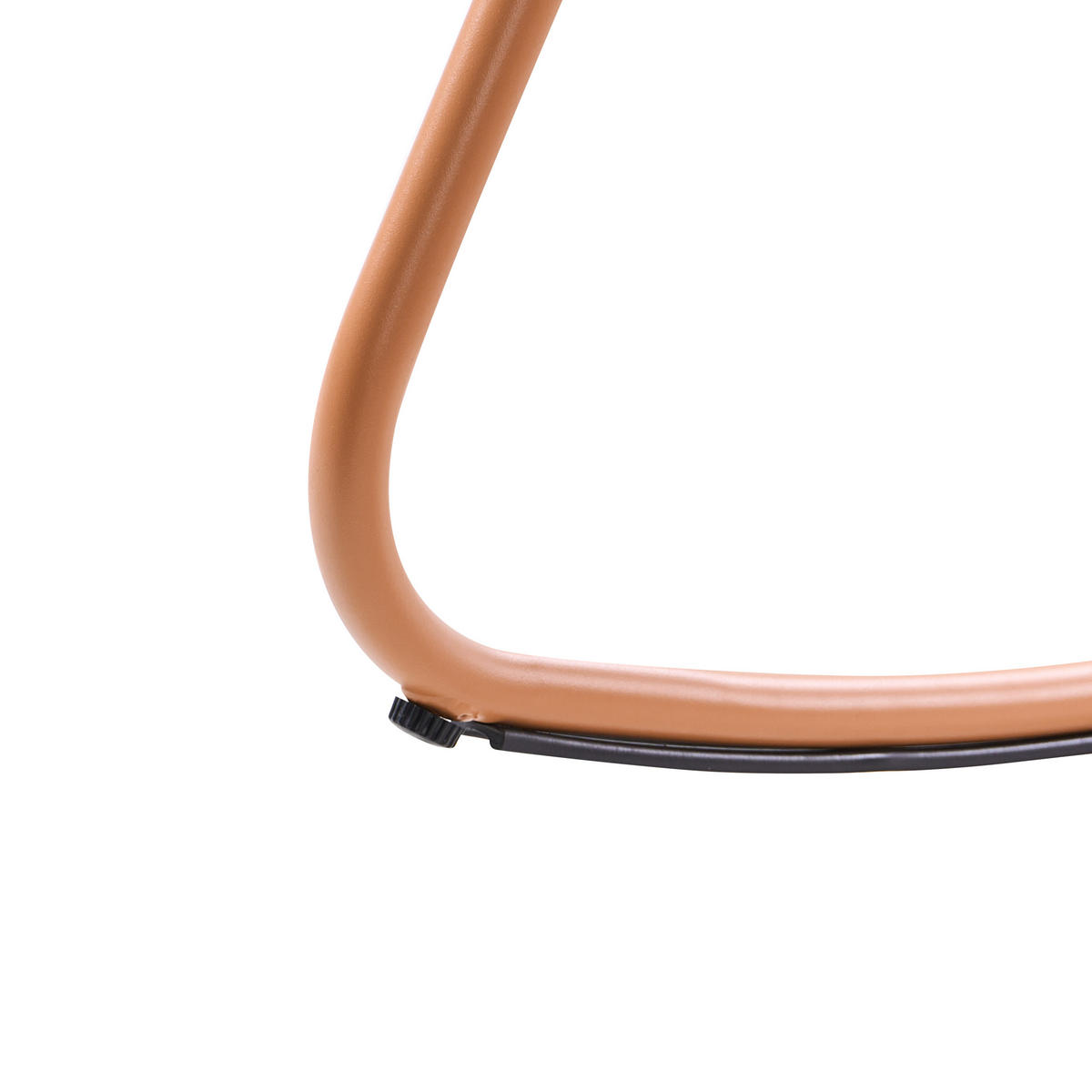 GARTEN-SCHAUKELSTUHL Goldbraun Turi - Braun, Metall (66/92/96cm) - Beliani