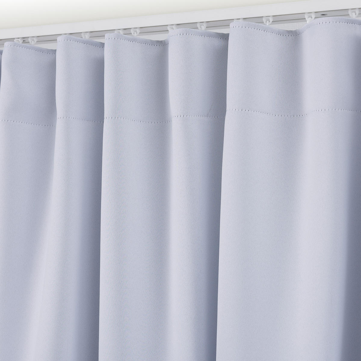 VERDUNKELUNGSVORHANG mit Schlaufenband 140x280 cm kreideweiß - Weiß, Textil (140/280/1cm) - Dekoria