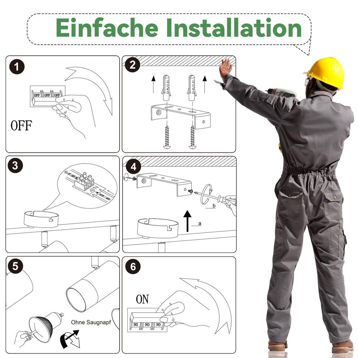 STRAHLER Schwerin 3-flammig 47/8/17 cm - Schwarz, Metall (47/8/17cm) - Nettlife