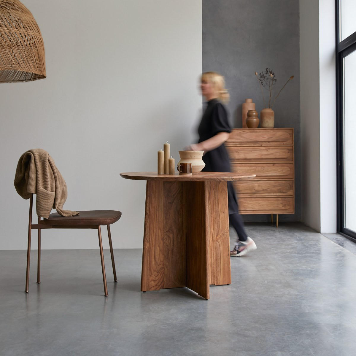 TISCH Anja Braun aus Palisander - Braun, Holz (91/91/76cm) - Tikamoon