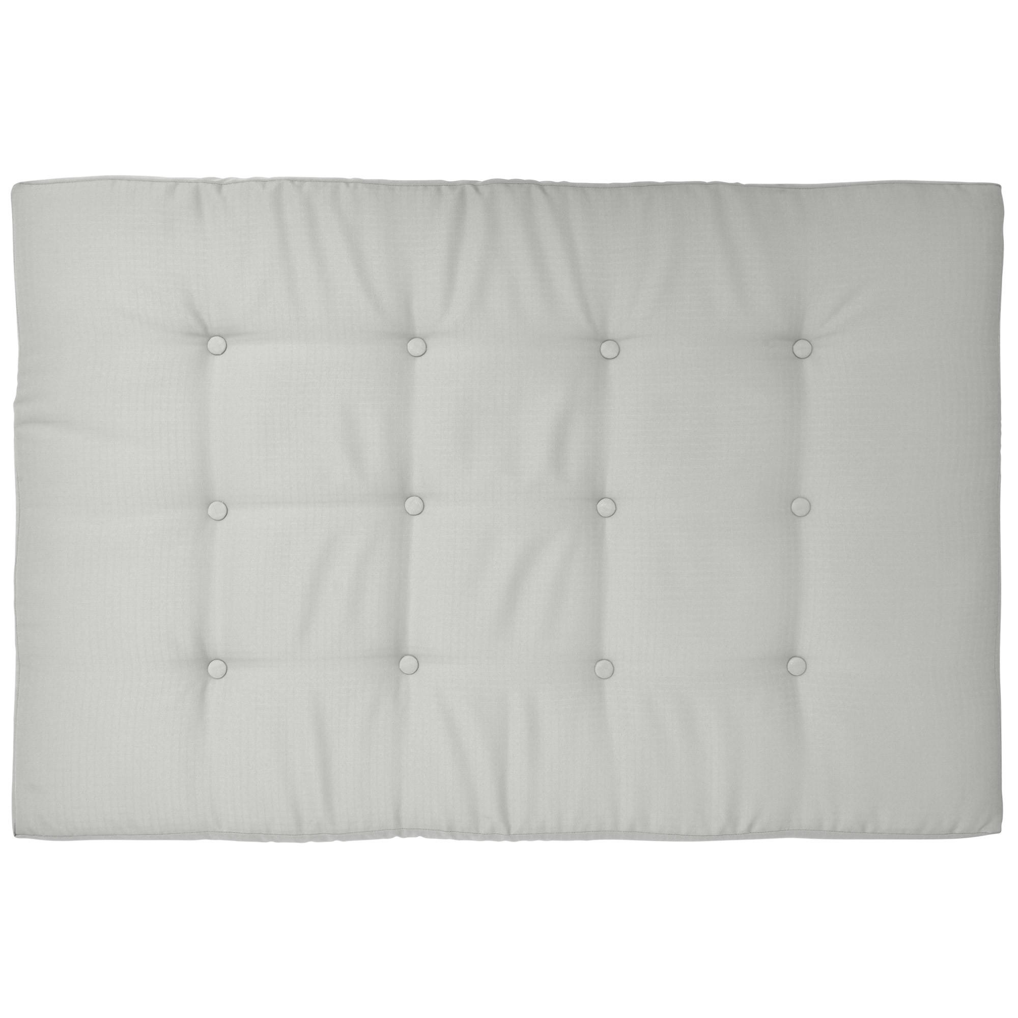PALETTENKISSEN Eco Elements Sitz 120/80/15 cm Hellgrau - Hellgrau, Textil (80/15/120cm) - Beautissu 
