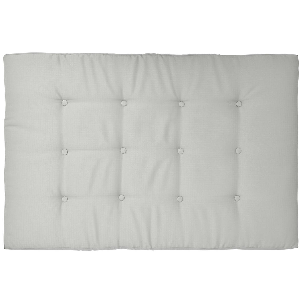 PALETTENKISSEN Eco Elements Sitz 120/80/15 cm Hellgrau - Hellgrau, Textil (80/15/120cm) - Beautissu 