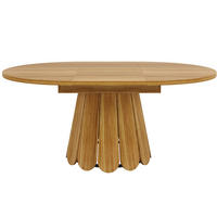JÍDELNÍ stůl 118/158/76 cm s rozkládací deskou a dekorem dřeva, Hnědá - hnědá, kompozitní dřevo (118/118/76cm) - Redom