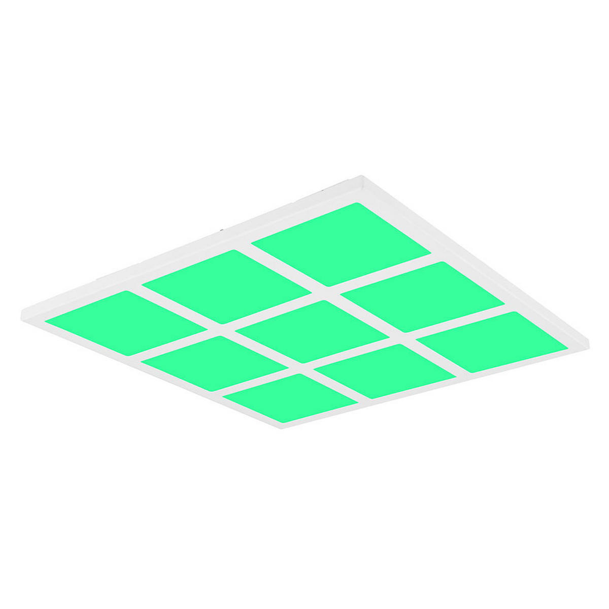 LED DECKENLEUCHTE Weiß Opal - Weiß, Metall (43/43/5cm) - Globo Lighting