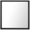 WANDSPIEGEL schwarz quadratisch 50/50 cm Brignoles - Schwarz, Kunststoff (50/50/4cm) - Beliani