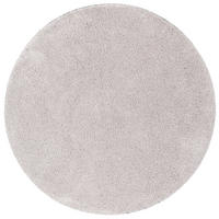 HOCHFLOR SHAGGY TEPPICH PALACE RUND - Grau, Textil (100/100cm) - Snapstyle