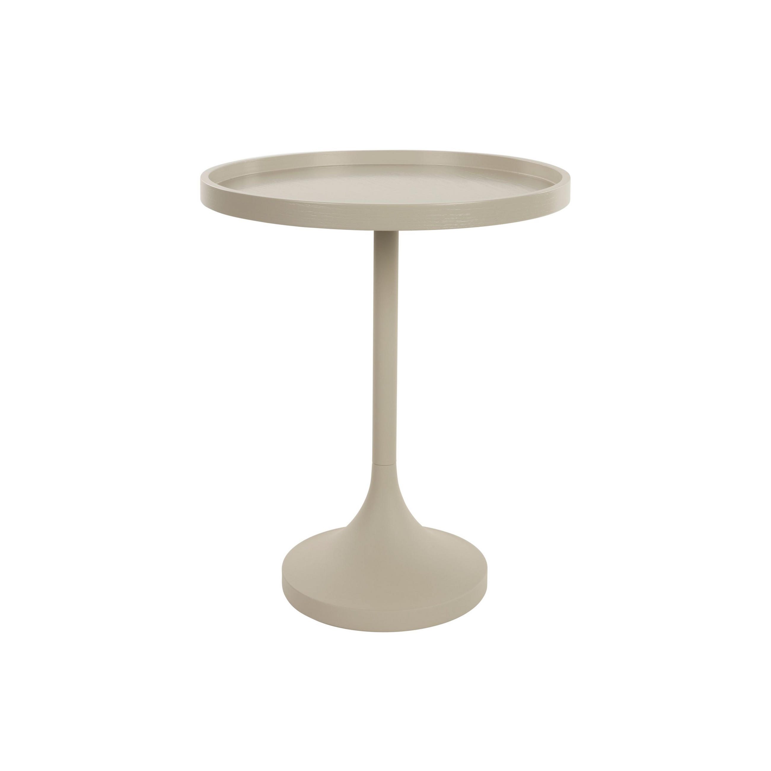 BEISTELLTISCH Jason Rund 46 cm Beige - Beige, Metall (46/46/56cm) - Zuiver