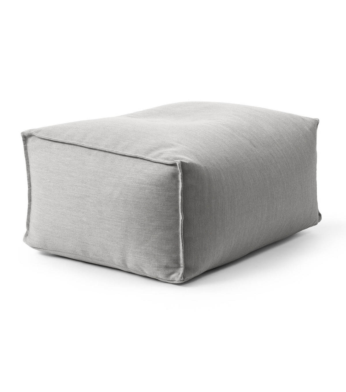 OUTDOOR POUF Der Kugelige - Hellgrau, Textil (65/35/55cm) - Mokebo