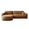 ECKCOUCH VENUS II mit Bettkasten, Coral 35 - Cognac, Textil (275/178cm) - Lookway