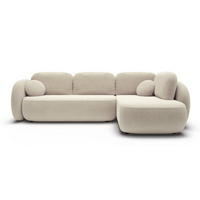 ECKSOFA Beige Olivio II Ausziehbar Rechts - Beige, Textil (190/289cm) - Sepro Meble