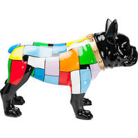 DEKOHUND - Blau/Goldfarben, Trend, Keramik (60/43/25cm) - Kare-Design