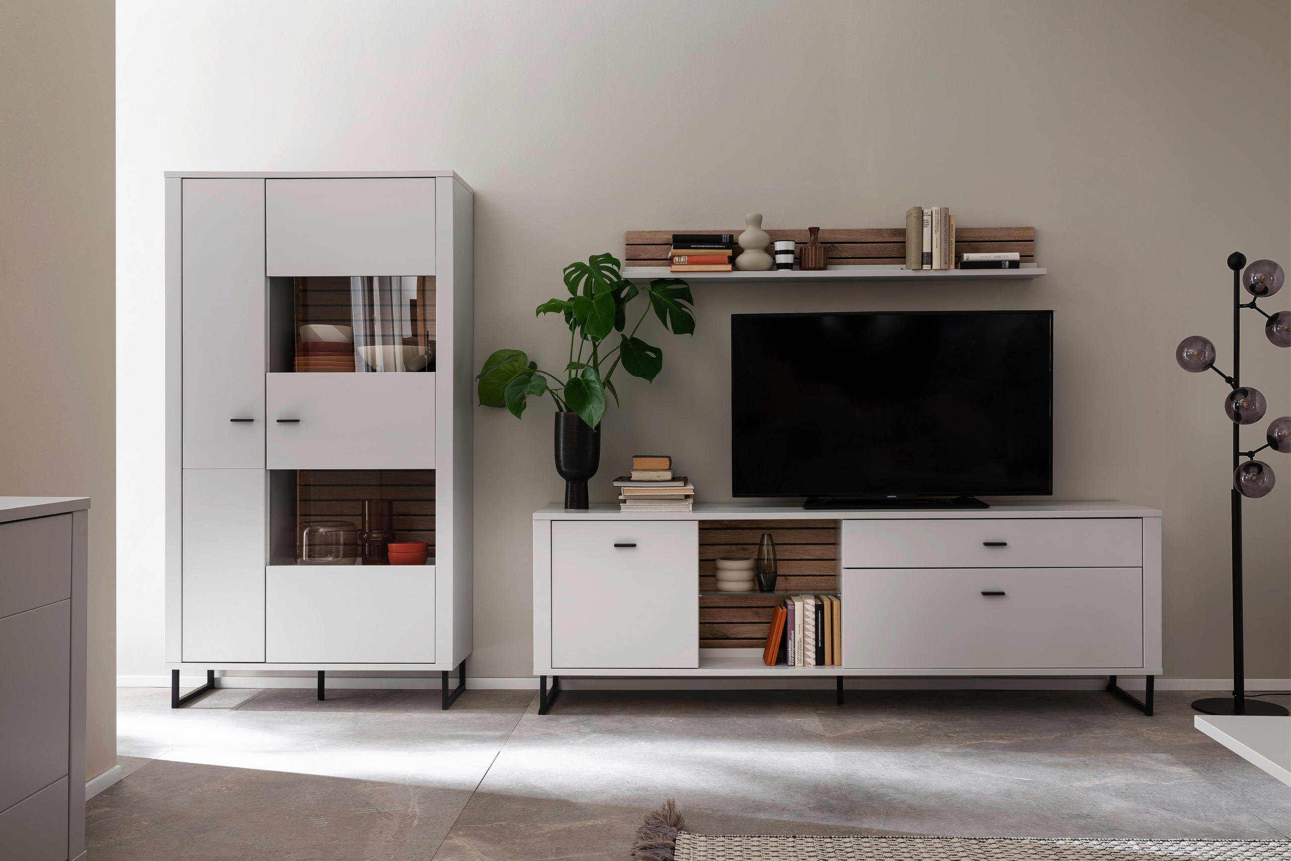 WANDBOARD  150/19/20 cm  - Eichefarben/Weiß, Design, Holzwerkstoff (150/19/20cm) - Stylife