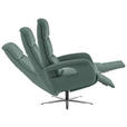 RELAXSESSEL in Leder Opal  - Edelstahlfarben/Opal, Design, Leder/Metall (76/119/86cm) - Dieter Knoll