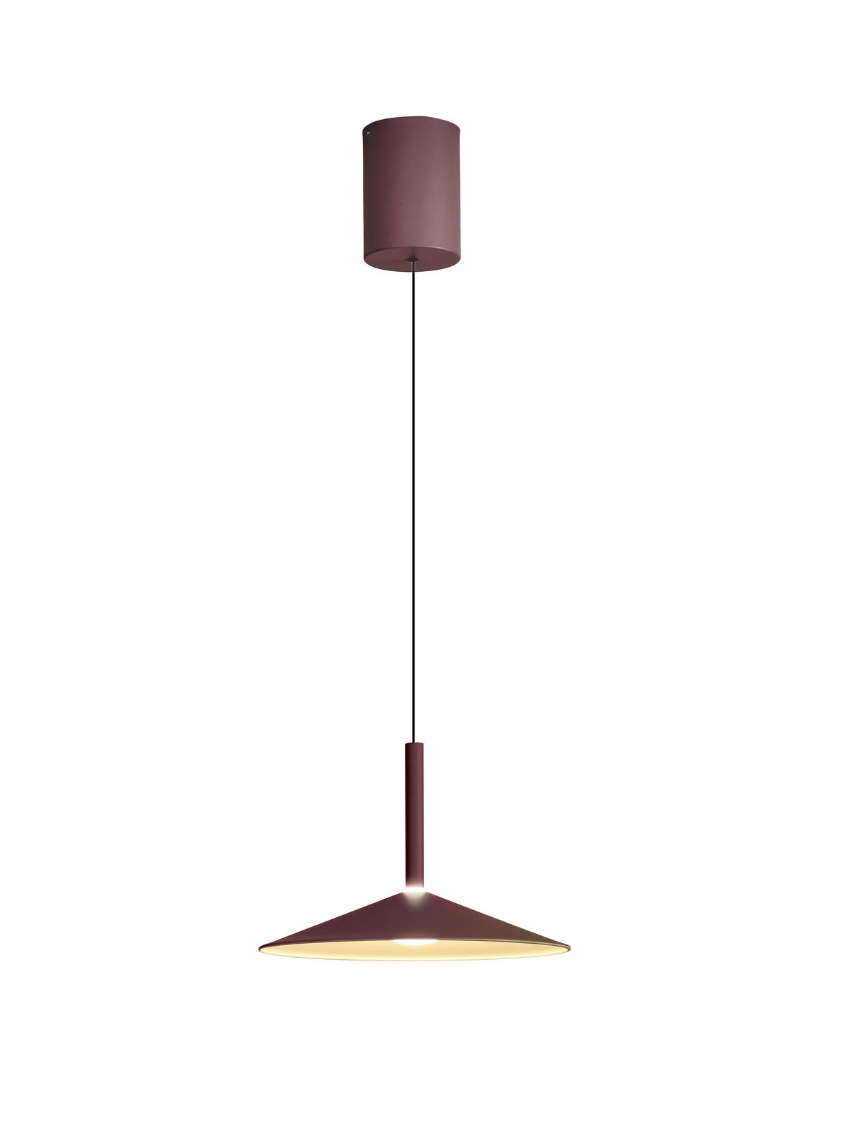 VISEČA LED-SVETILKA  SAMANTHA /450 lm/3000 K// - mocha rjava, Design, kovina (32/180cm)
