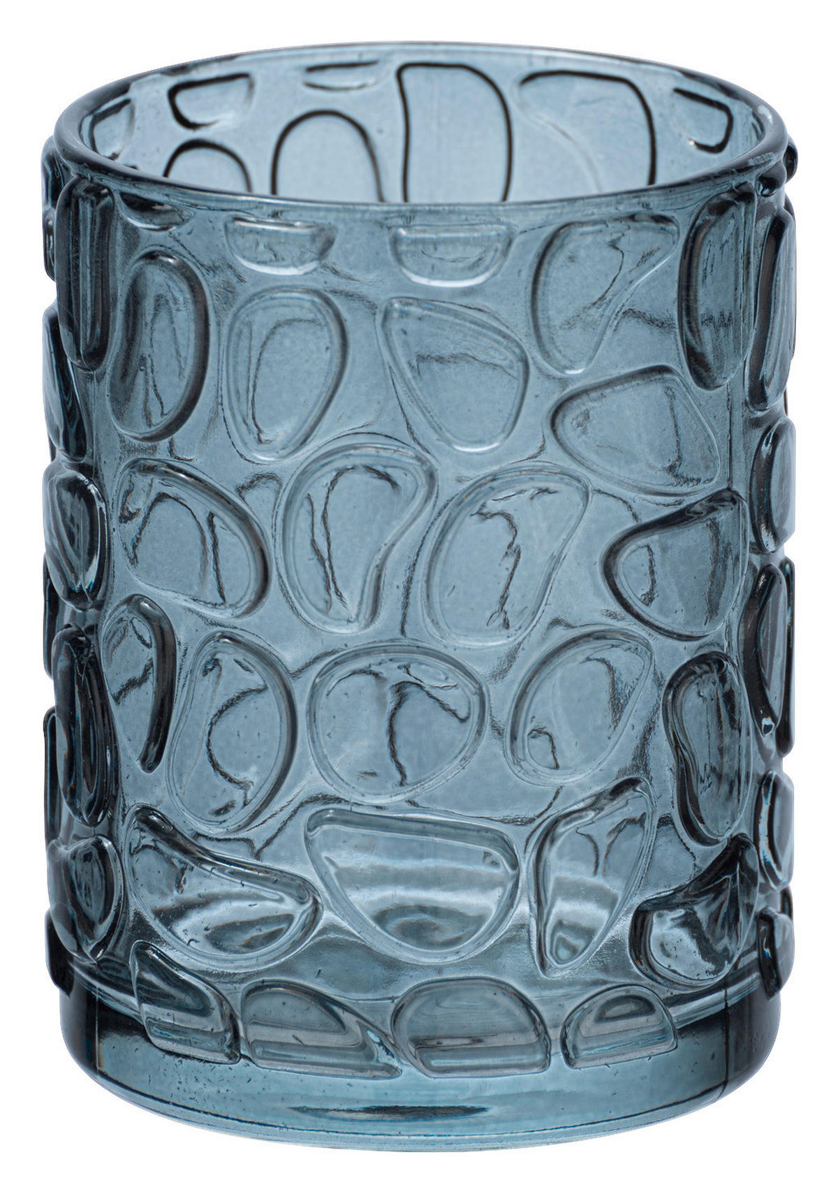 ZAHNPUTZBECHER Glas  - Grau, Basics, Glas (7,5/10/7,5cm) - Wenko