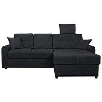 COLțAR textil negru  - negru, Konventionell, plastic/textil (232/153cm) - Carryhome