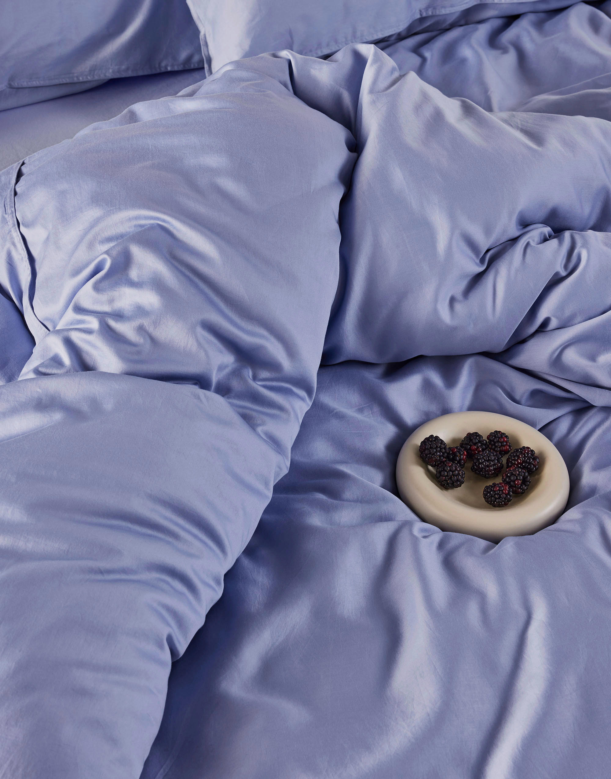 Thumbnail - Essenza Bettwäsche, Lila, Textil, Uni, 155x220 cm, Oeko-Tex® Standard 100, Schlaftextilien, Bettwäsche, Bettwäsche, Sati...