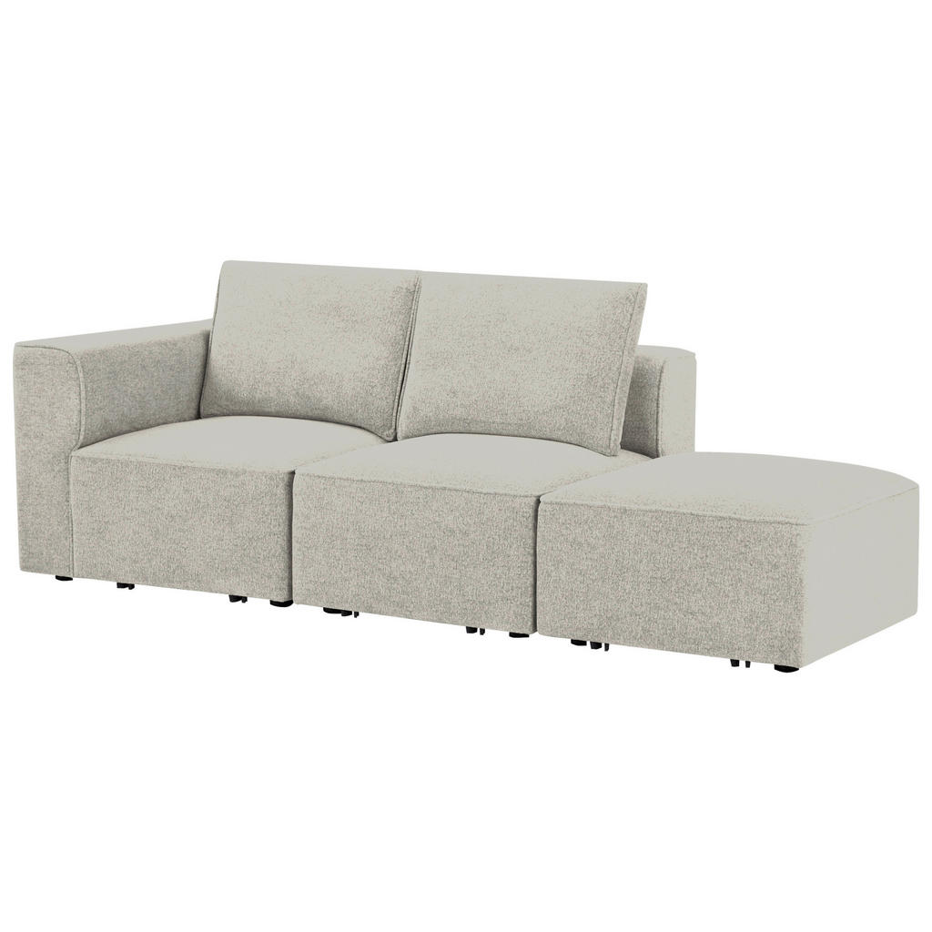 Thumbnail - Livetastic Sofa, Beige, Holz, Kunststoff, Textil, Kiefer, Sperrholz, 3-Sitzer, Füllung: Schaumstoff, 230.5x65x90 cm, Bsc...