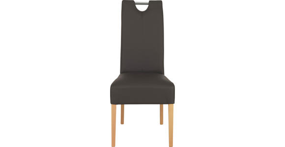 STUHL in Holz, Textil Buchefarben, Dunkelbraun - Dunkelbraun/Buchefarben, KONVENTIONELL, Holz/Textil (47/103/60cm) - Cantus