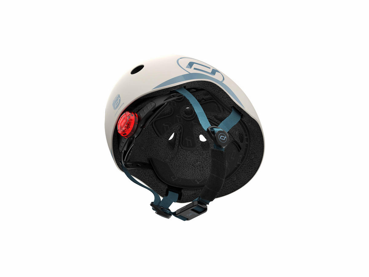 KINDERHELM XXS-S  - Blau/Hellgrau, Trend, Kunststoff/Textil (XXS-Snull) - Scoot and Ride