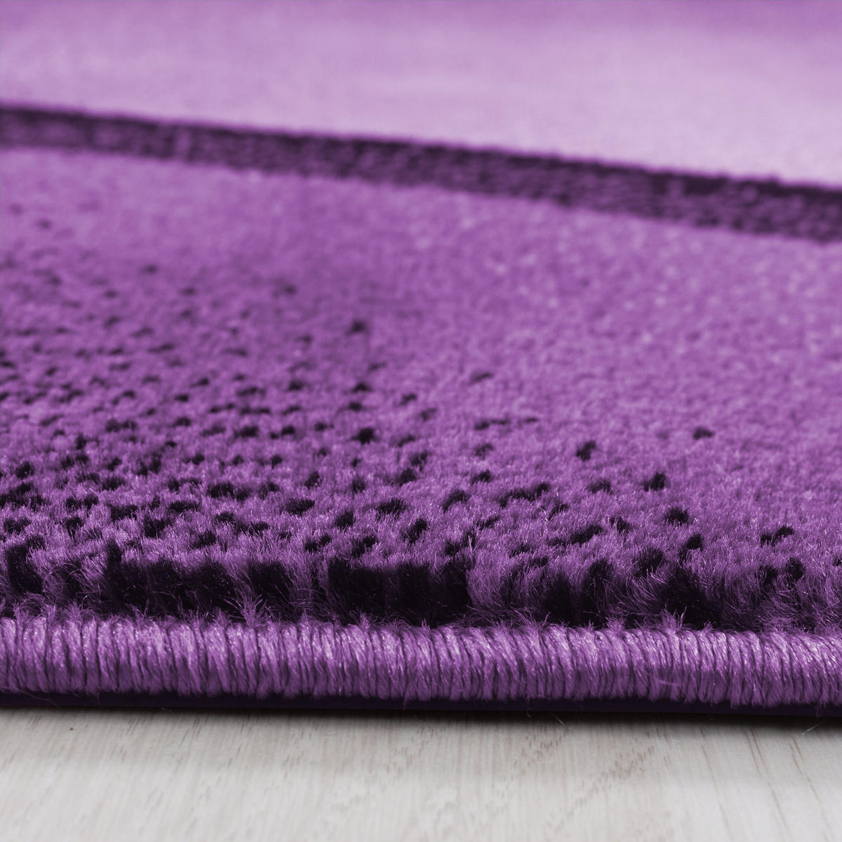 WEBTEPPICH 120/170 cm Plus 8010 Lila, Weiß  - Lila/Weiß, Design, Textil (120/170cm) - Novel