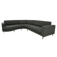 SOFFA i jacquard khaki  - khaki/svart, Klassisk, metall/trä (297/266cm) - Welnova