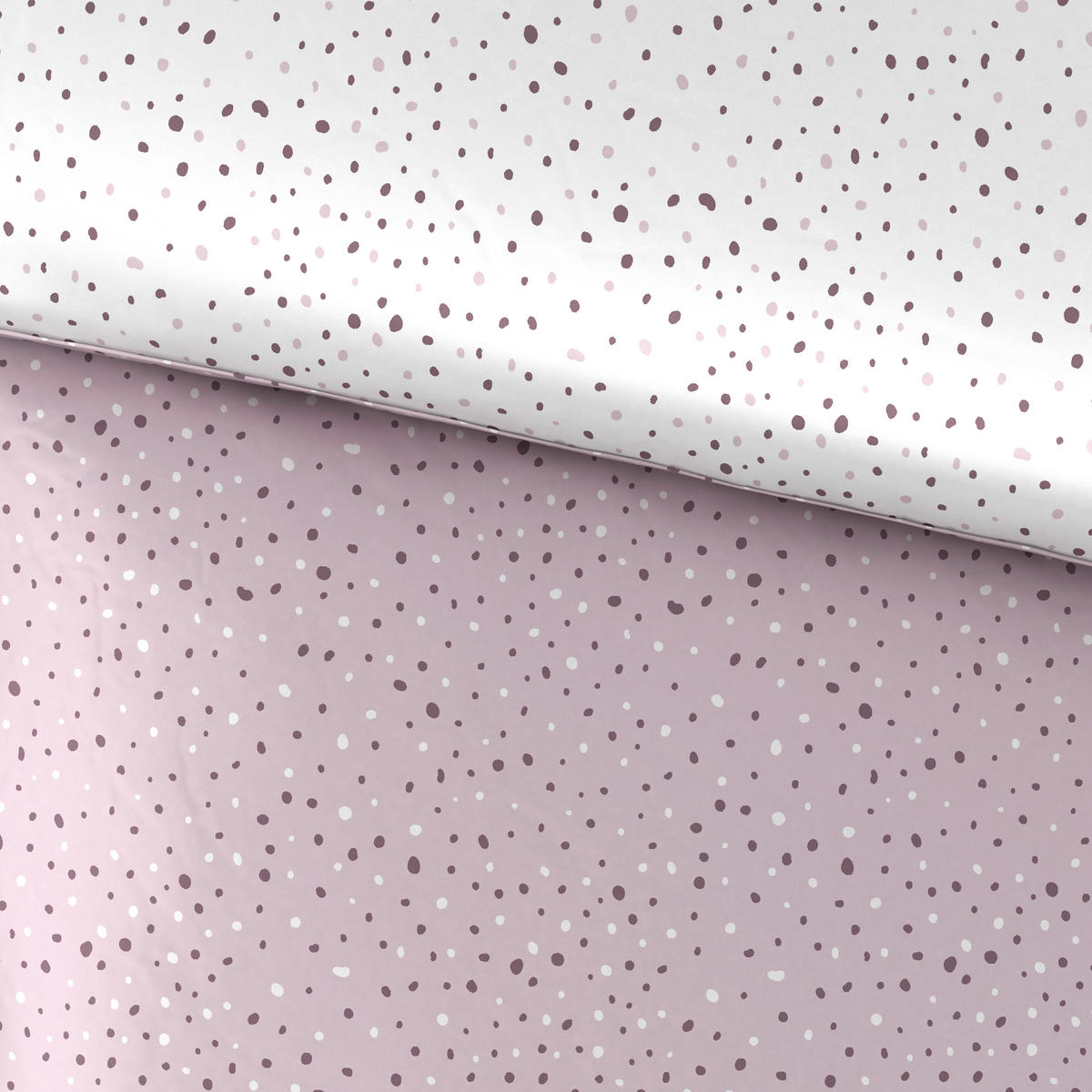OBOJESTRANSKA POSTELJNINA HAVA 140/220 cm saten roza  - roza, Konvencionalno, tekstil (140/220cm) - Esposa