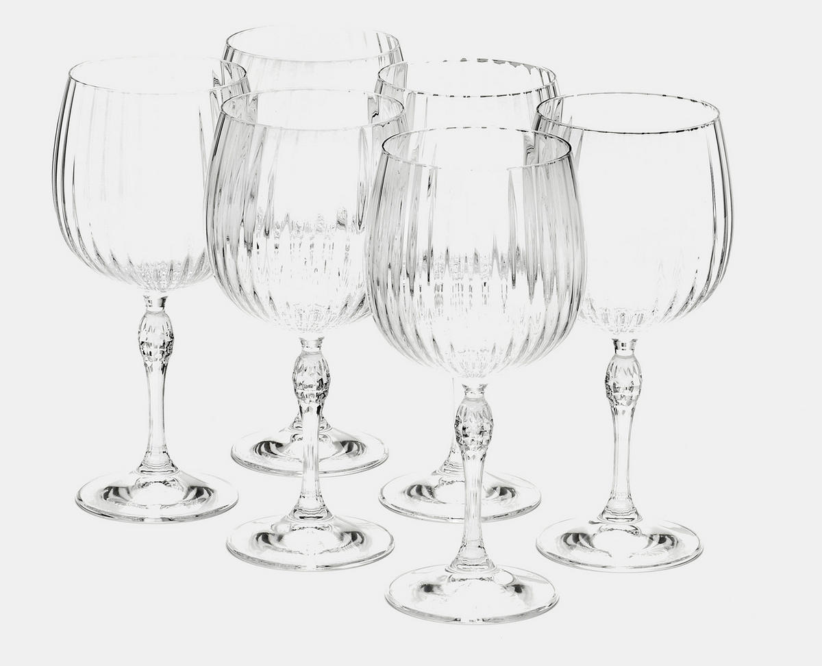COCKTAILGLAS 745 ml 6-teilig  - Klar, KONVENTIONELL, Glas (23,5/22,5/33,50cm) - Van Well