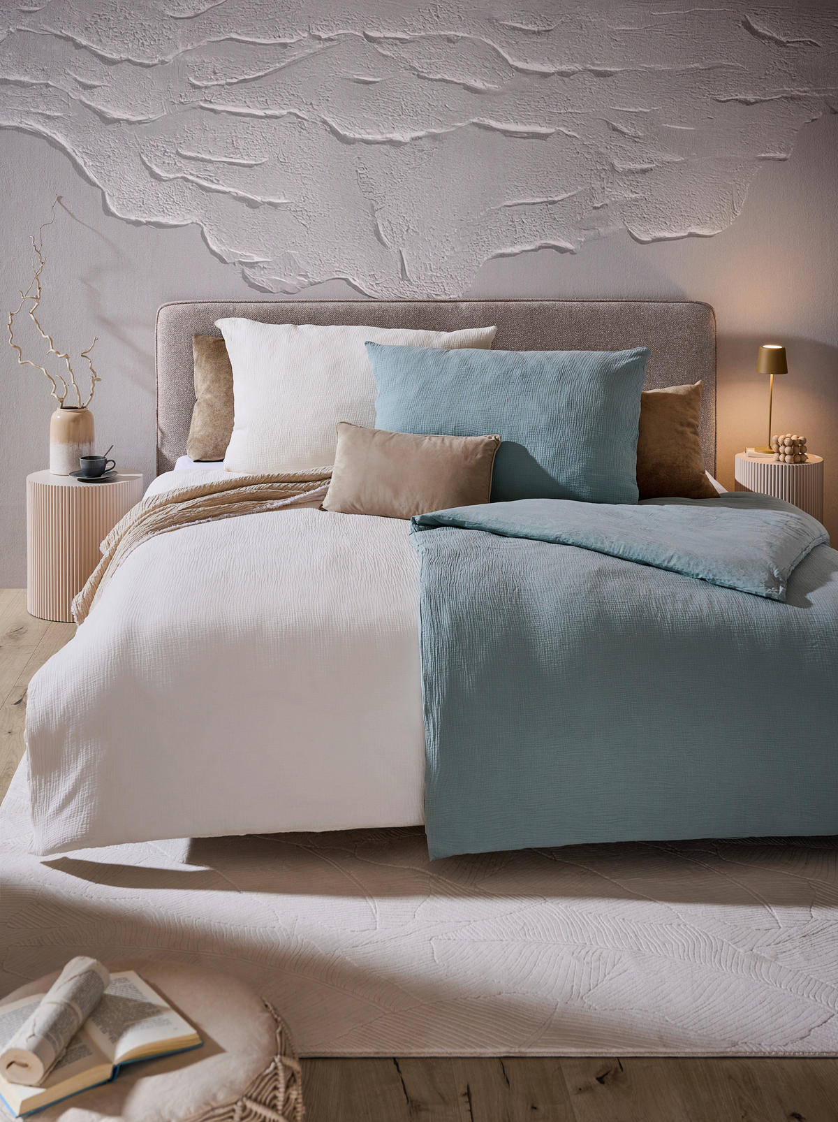 BETTWÄSCHE Musselin, Renforcé 140/200 cm  - Perlmutt, Basics, Textil (140/200cm) - Novel