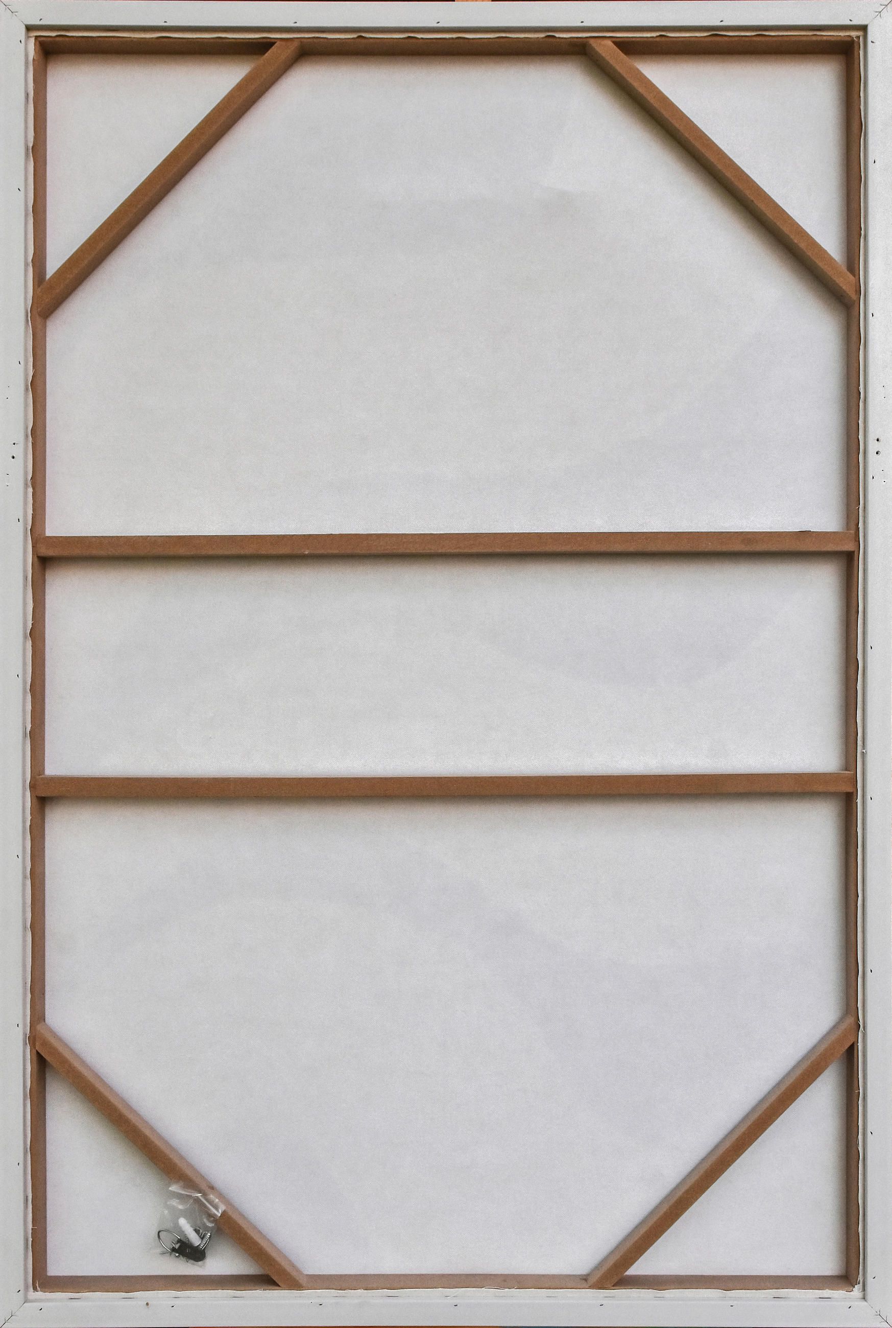 BILD Abstraktes 80/120 cm  - Beige/Weiß, Trend, Holzwerkstoff/Kunststoff (80/120cm) - Monee