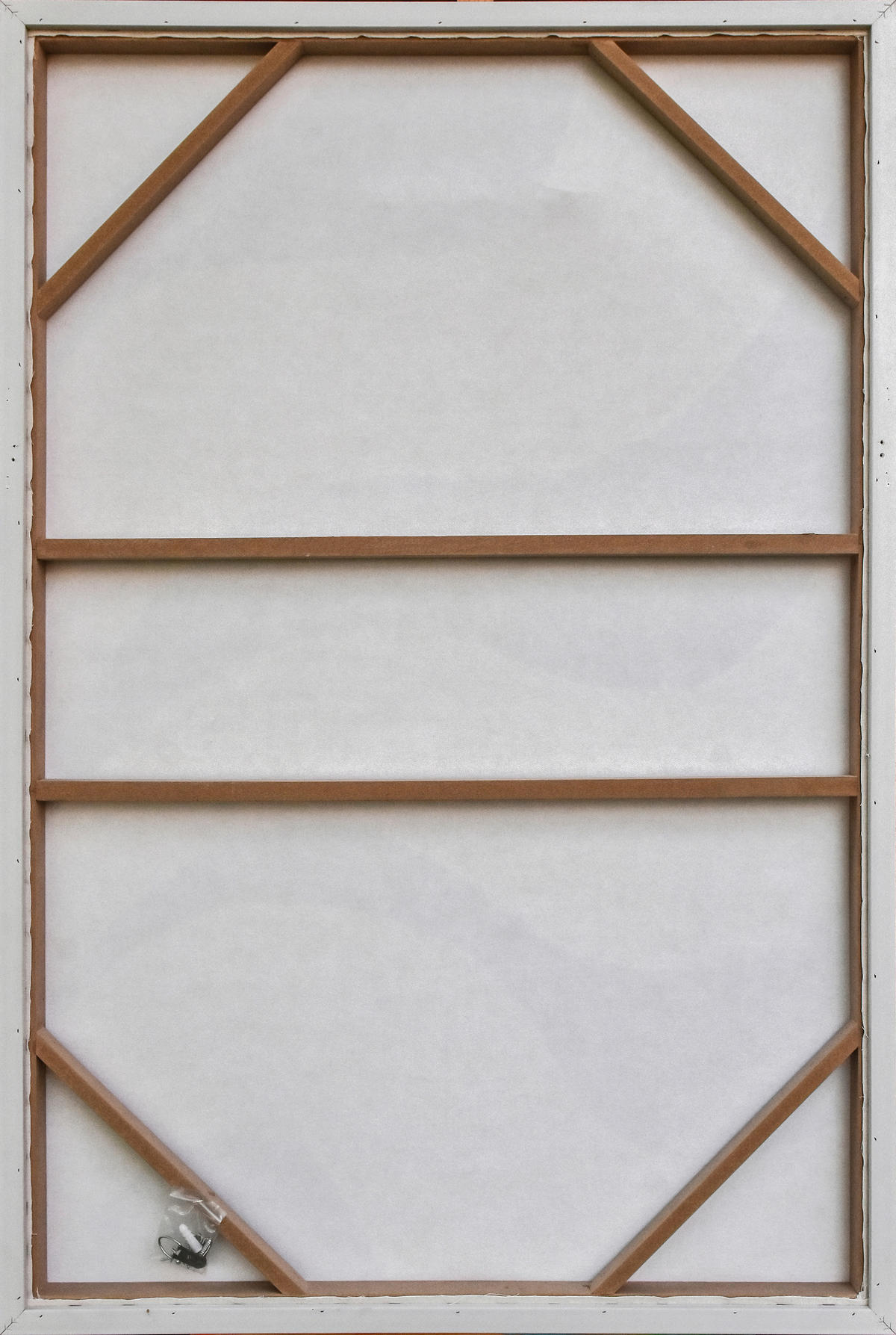 BILD Abstraktes 80/120 cm  - Beige/Weiß, Trend, Holzwerkstoff/Kunststoff (80/120cm) - Monee