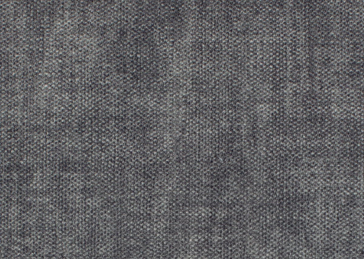 BIGSOFA Samt Grau  - Schwarz/Grau, KONVENTIONELL, Holz/Textil (280/67/120cm) - Carryhome