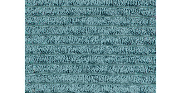 SCHLAFSOFA Cord Türkis - Türkis/Schwarz, Design, Textil/Metall (170/88/110cm) - Novel