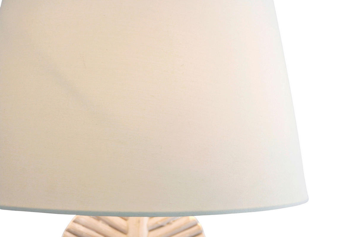 STEHLEUCHTE  40/175/30 cm   - Weiß, Design, Holz/Textil (40/175/30cm) - P & B