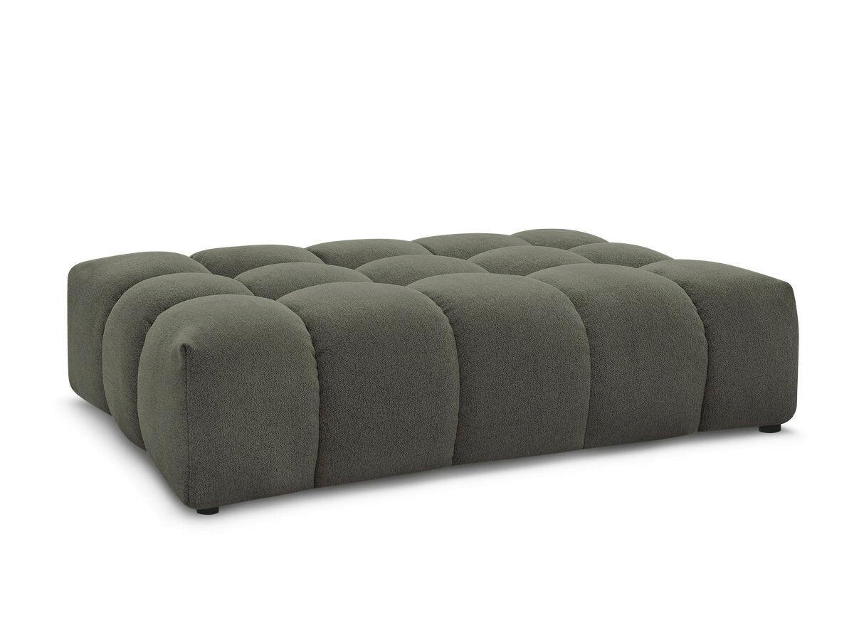 HOCKER EVEREST Flachgewebe Grün  - Schwarz/Grün, MODERN, Kunststoff/Textil (166/100/40cm)
