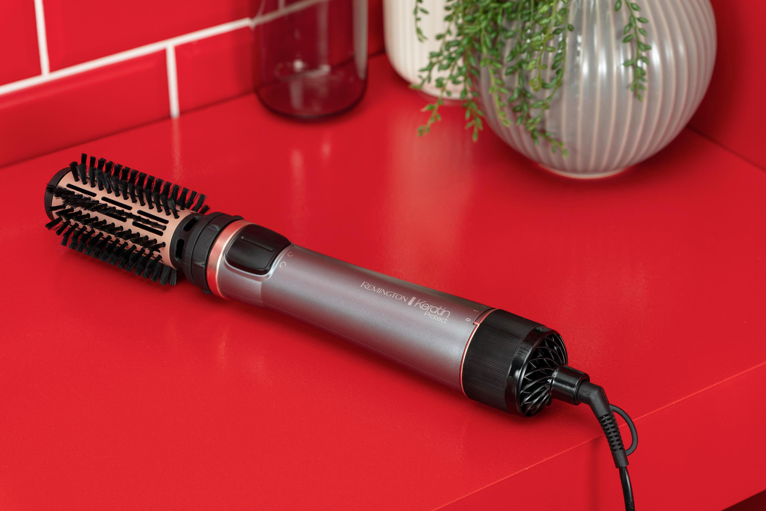 HAARSTYLER  - Roségold/Grau, Basics, Kunststoff (5,5/26,5/5,5cm) - Russell Hobbs