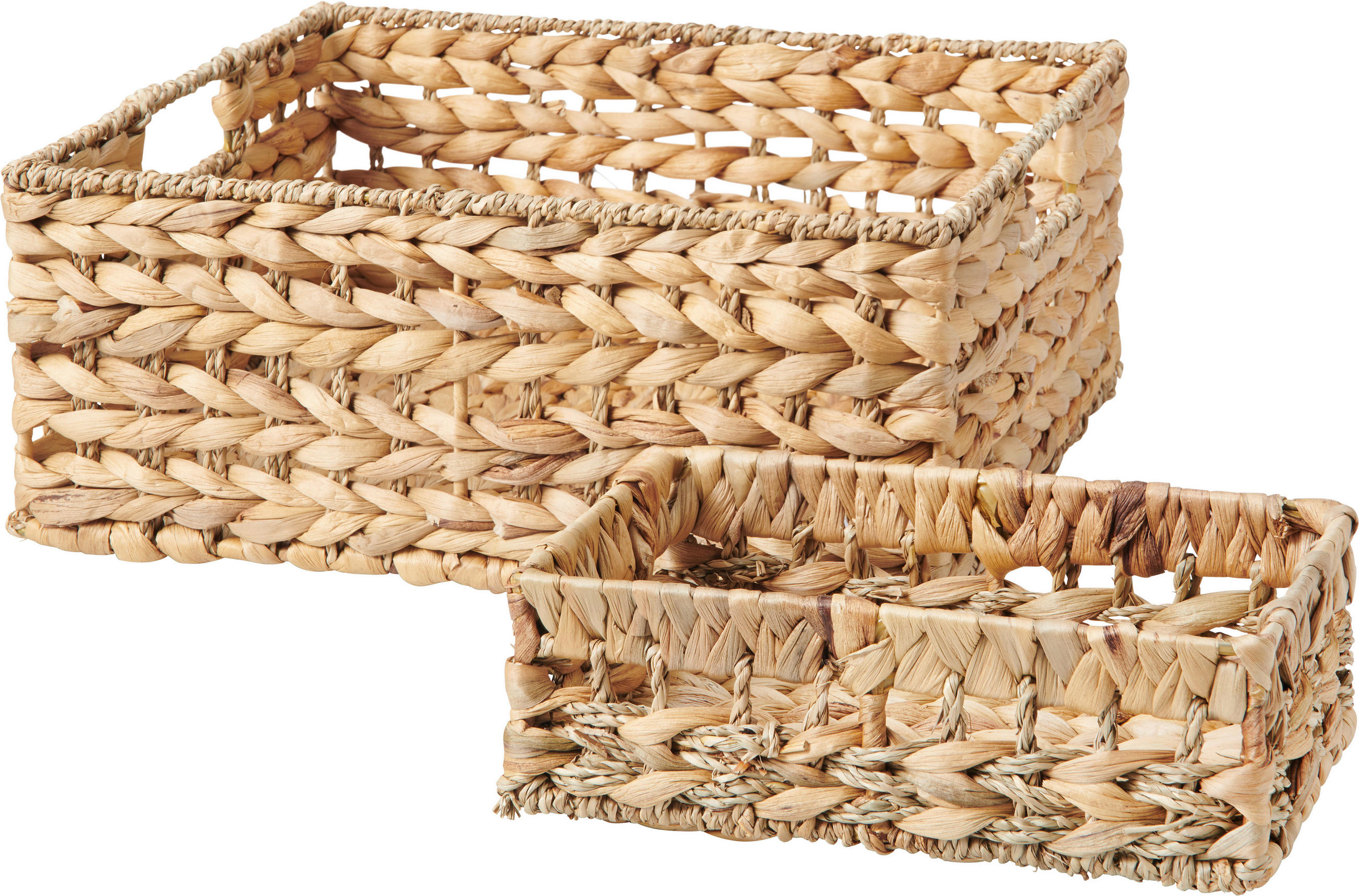 REGALKORB 24/14/8 cm   - Naturfarben, Basics, Naturmaterialien/Metall (24/14/8cm) - Landscape