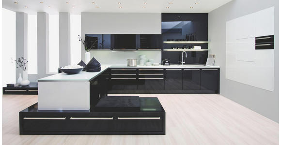 EINBAUKÜCHE - Design, Glas/Holzwerkstoff - Dieter Knoll