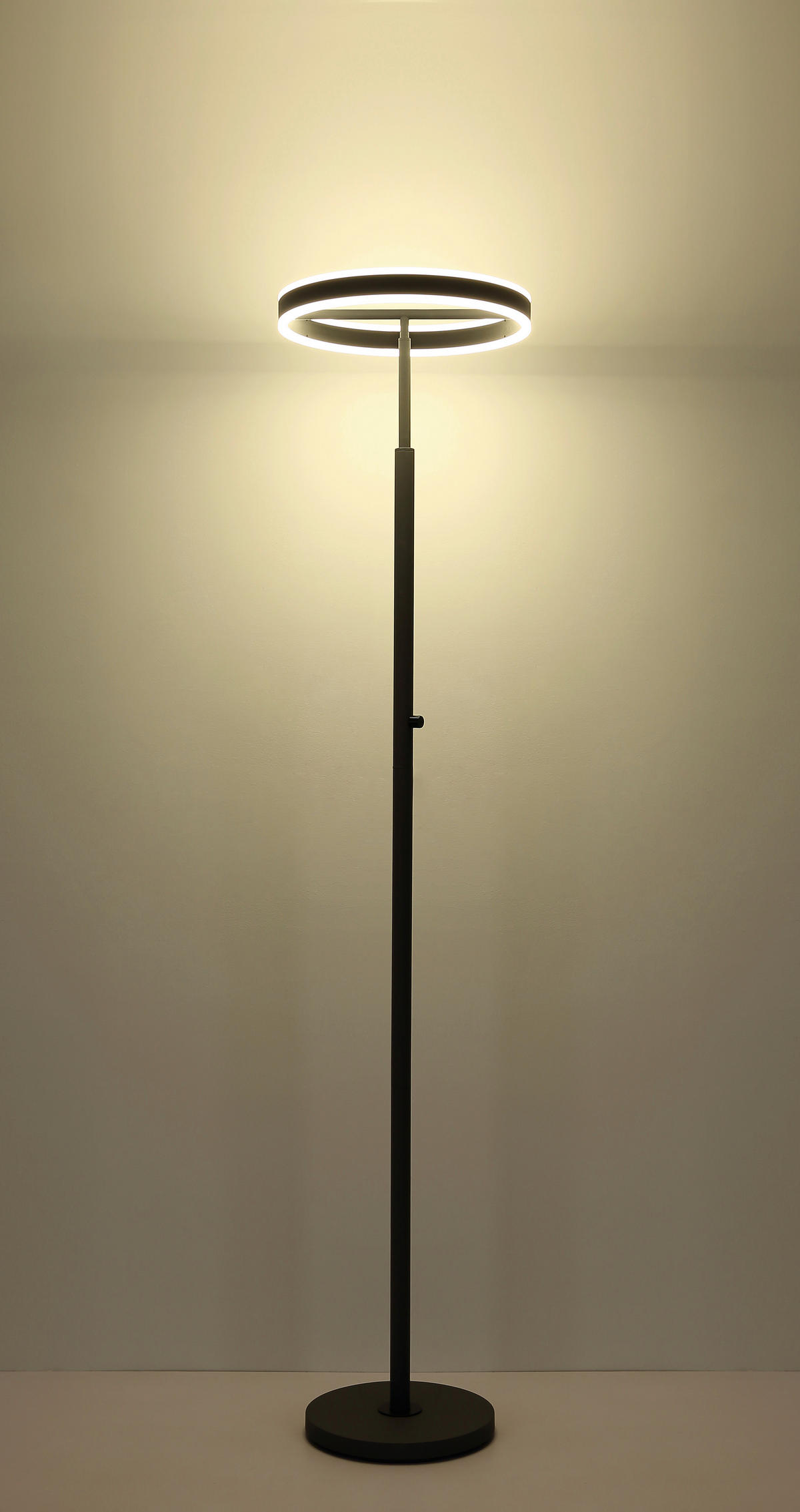 STOJACÍ LED LAMPA, 40/181 cm  - bílá/černá, Design, kov/plast (40/181cm) - Globo