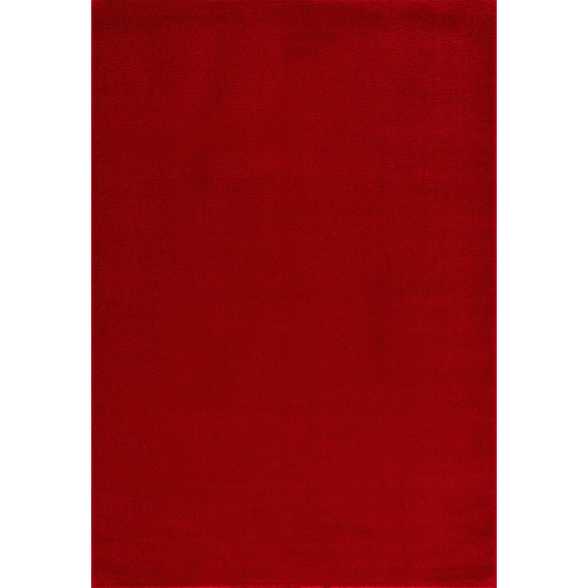 WEBTEPPICH 60/110 cm Uni  - Rot, LIFESTYLE, Kunststoff/Textil (60/110cm) - Novel