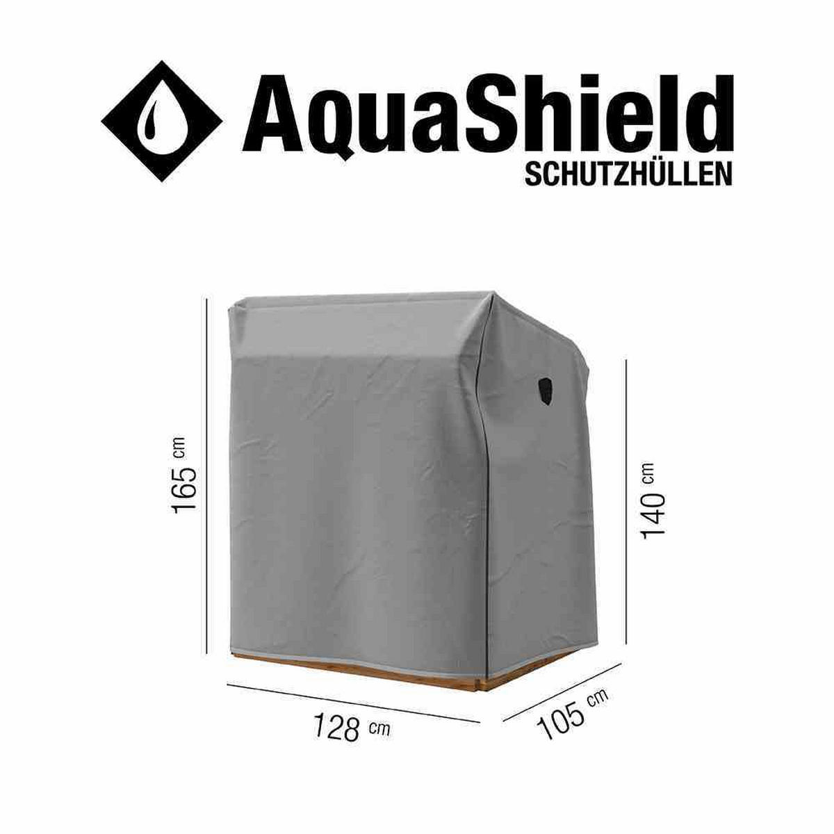 SCHUTZHÜLLE Hellgrau   - Hellgrau, Basics, Textil (105/165/128cm) - Siena Garden