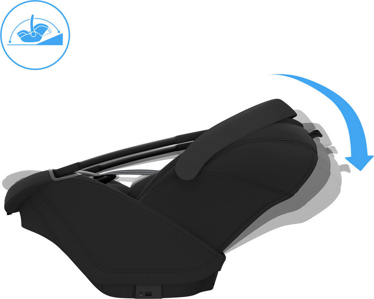 KINDERWAGENSET  Zero-G Travelsystem  Onyx Black  - Silberfarben/Schwarz, Basics, Textil (44,5/105/84cm) - Maxi-Cosi